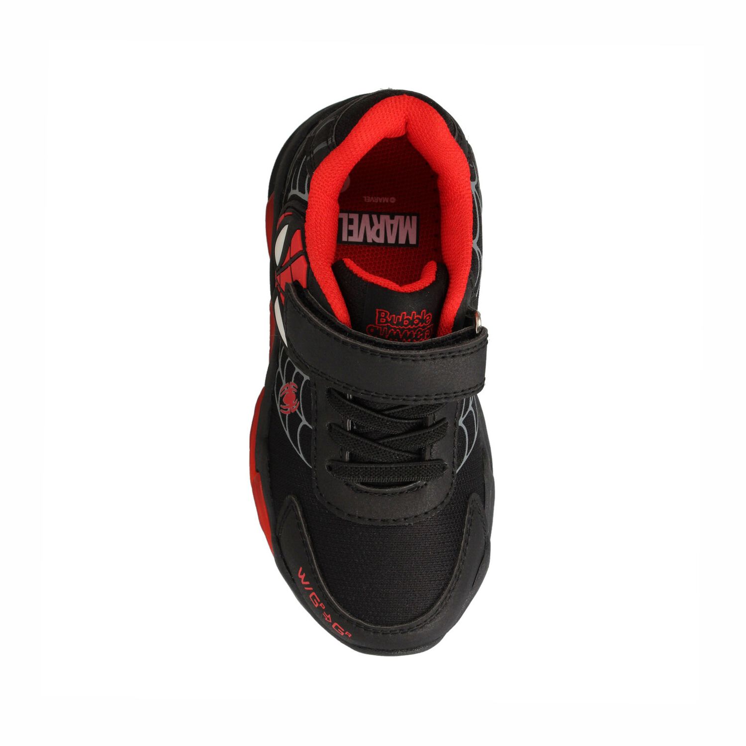 Zapatilla Ni&ntilde;o Bubblegummers Spiderman Negro - Rojo image number 3.0